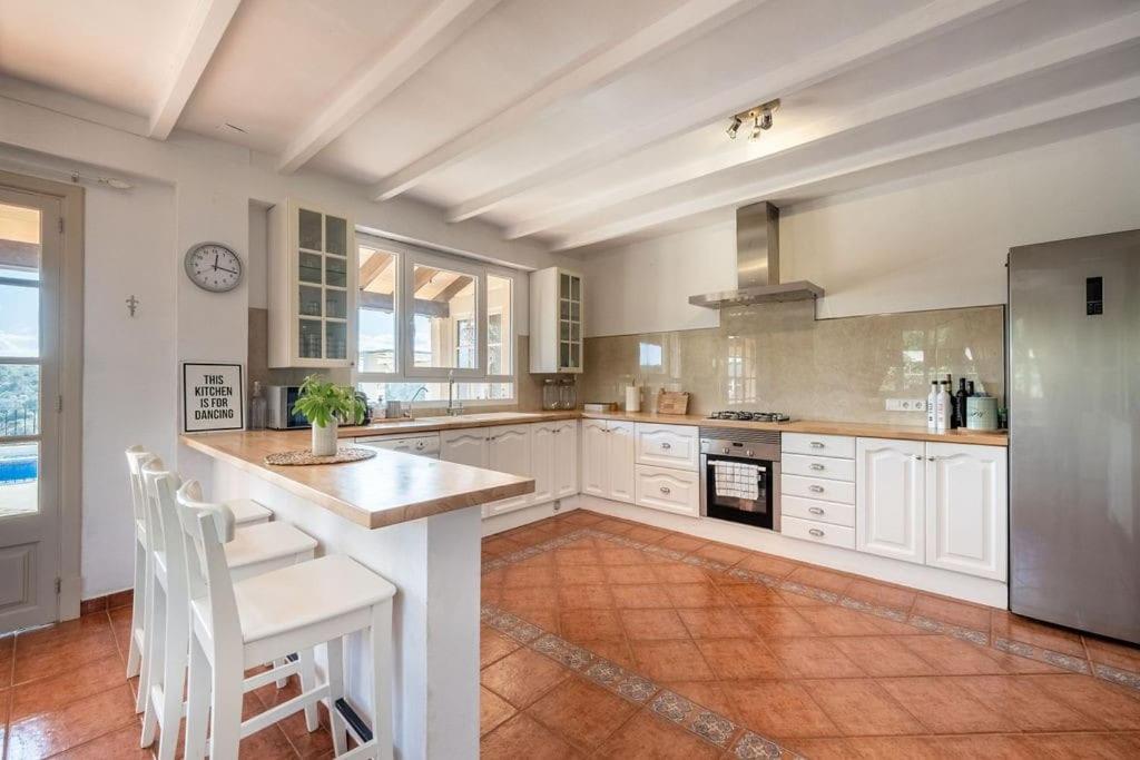 Magnifica Villa Tranquila En El Centro De Mallorca Biniali  Luaran gambar